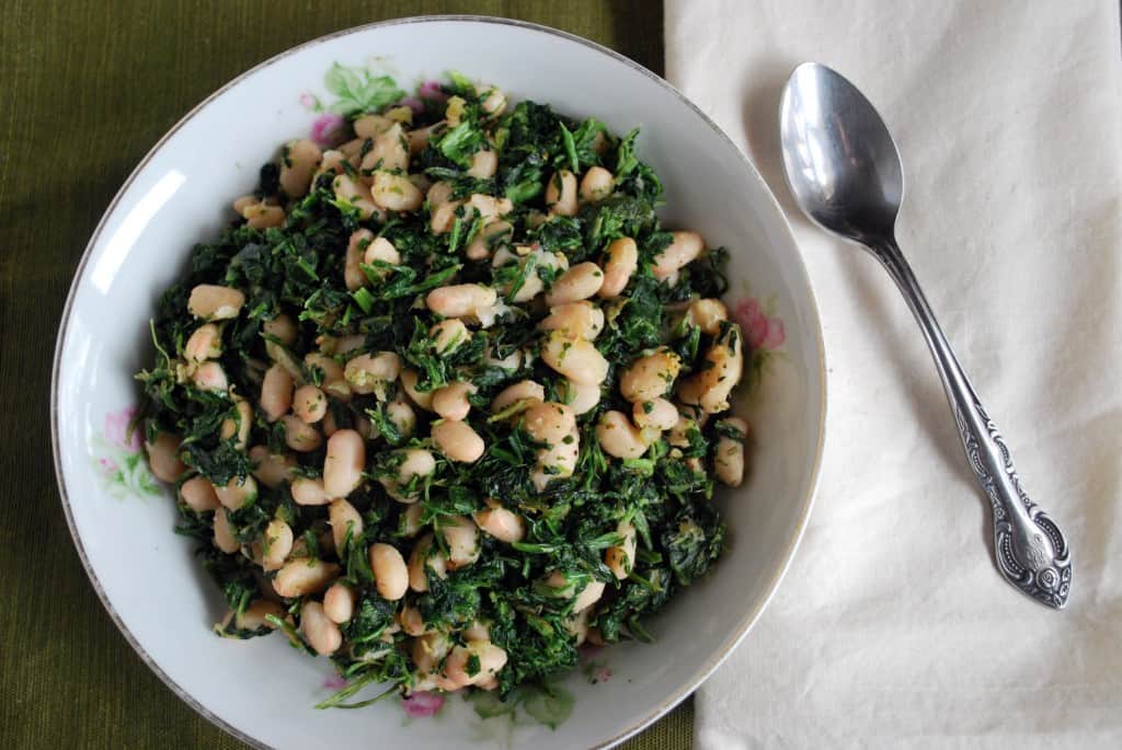 Spinach and White Beans - The Live-In Kitchen