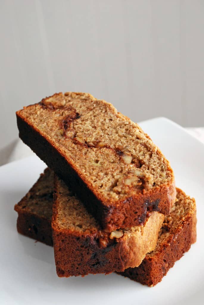 Cinnamon Swirl Banana Bread - The Live-In Kitchen