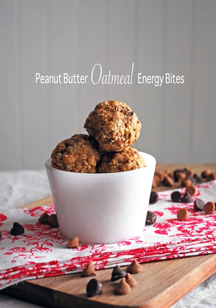 Peanut Butter Oatmeal Energy Bites