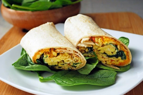 Five Minute Breakfast Burrito - The Live-In Kitchen