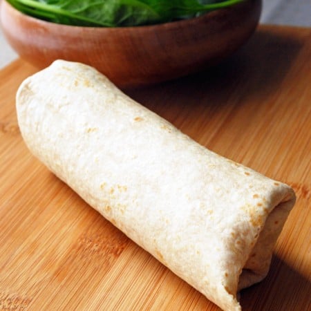 Five Minute Breakfast Burrito - The Live-In Kitchen